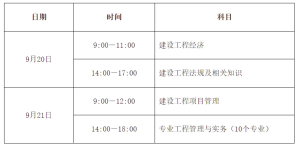 一建报名时间考试网
